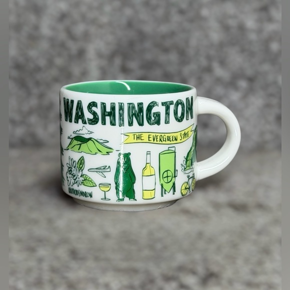Starbucks Other - SOLD Starbucks Been There Series Washington Evergreen Espresso MUG 2oz TINY